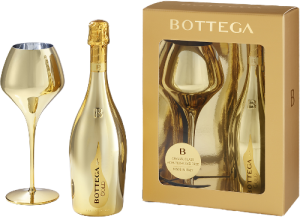  Bottega Prosecco Gold in Giftbox met Glas 