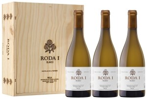 Roda I Reserva Blanco in Wooden Box (3 flessen)   Roda I Reserva Blanco in Wooden Box (3 flessen)
